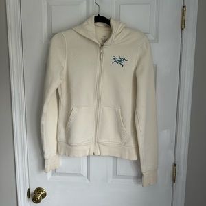 Arcteryx hooded zip up sweatshirt